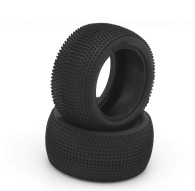 PAIR OF 1/10 TYRES V1 CARPET 4WD/2WD REAR MEDIUM - HOT RACE