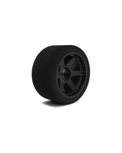 Pneus piste 1/8 avant Humide sur jantes carbone (2) -HOT RACE