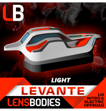 Carrosserie Lens 1/8 TT Levante Light - HOT RACE