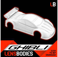 1/10 ONROAD BODY GHIBLI LIGHT WEIGHT - HOT RACE