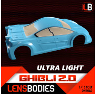 1/10 ONROAD BODY GHIBLI 2.0 ULTRA LIGHT WEIGHT - HOT RACE