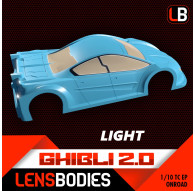 1/10 ONROAD BODY GHIBLI 2.0 LIGHT WEIGHT - HOT RACE