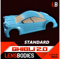 1/10 ONROAD BODY GHIBLI 2.0 STANDARD WEIGHT - HOT RACE