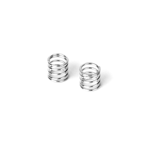 Ressorts hélicoïdale axe 4mm  C 1.8-2.0 - Argent (2) - XRAY - 372187