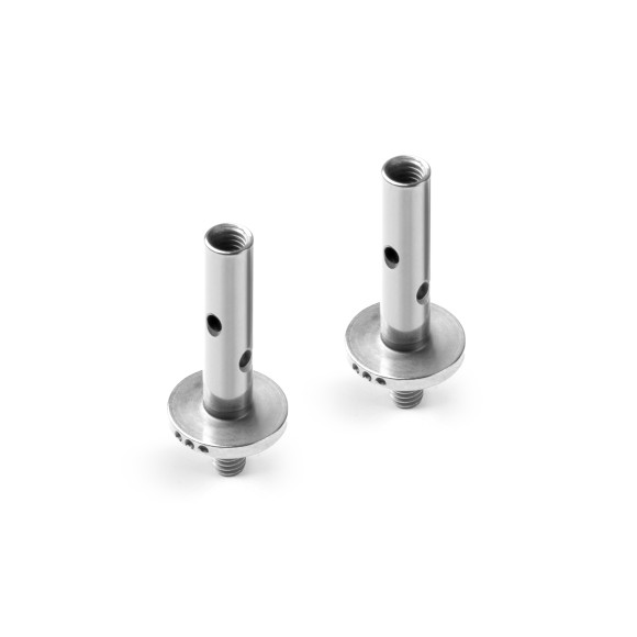X12 Pivot de direction 4mm percé - 1.0° - 3 dots (2) - XRAY - 372261
