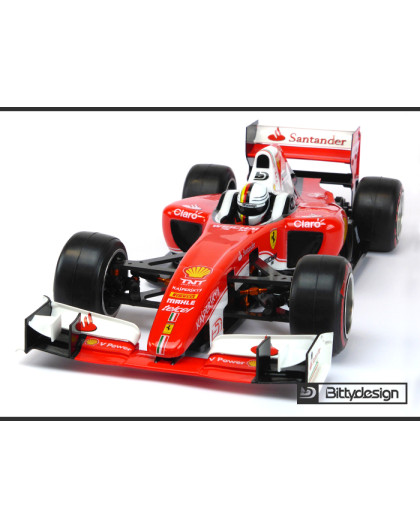 Carrosserie TYPE-6C 1/10 F1 - BITTYDESIGN - BDF1-T6C