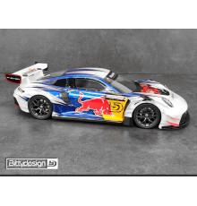 Carrosserie P-GT3R 1/10 GT 190mm - BITTYDESIGN - BDGT-190PGT3R
