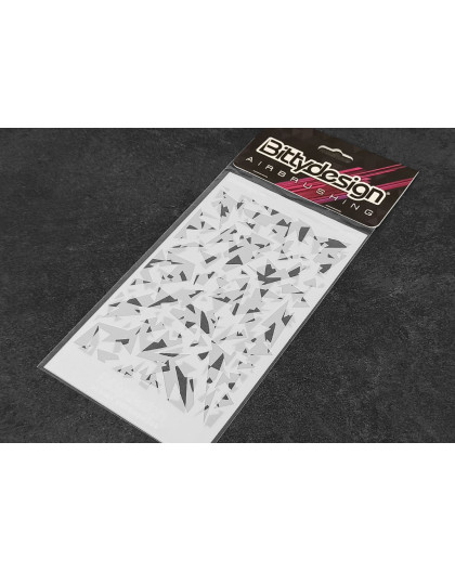 Pochoir Camo Artic - BITTYDESIGN - BDSTC-018