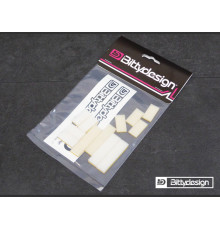 Touring Car body front Foam Pads Kit - BITTYDESIGN - BDTC-FM2646