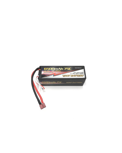 Accu Lipo 14.8V 75C 6500mah 4S Stick Dean - VANT - V0400