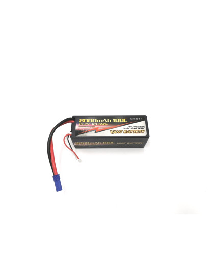 Accu Lipo 15.2V 100C 8000mah 4S Stick EC5 - VANT - V0401