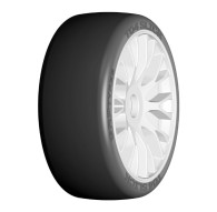GT 1/8 T04 Slick XM4 (SoftMed) on FLEX wheels (2) - GRP - GTH04-XM4
