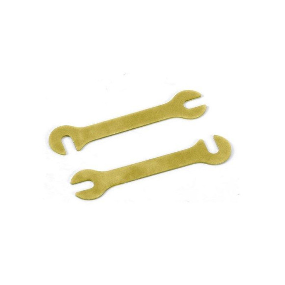 Steel Shim 0.6mm - Gold (2) - XRAY - 372294