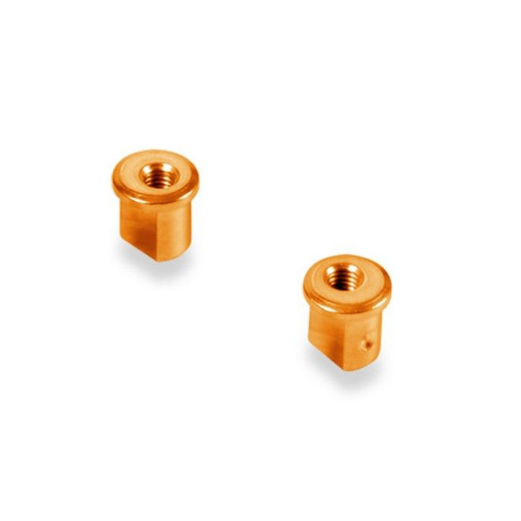 ALU ECCENTRIC BUSHING 0.5MM - ORANGE (2) - 372317-O - XRAY