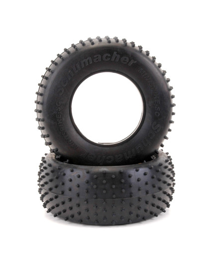 SHORT COURSE MINI SPIKE TYRE YELLOW - SCHUMACHER - U6766