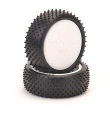 Pneus Mini Dart AV 4wd Silver Montés/Collés (2) - SCHUMACHER - U6872