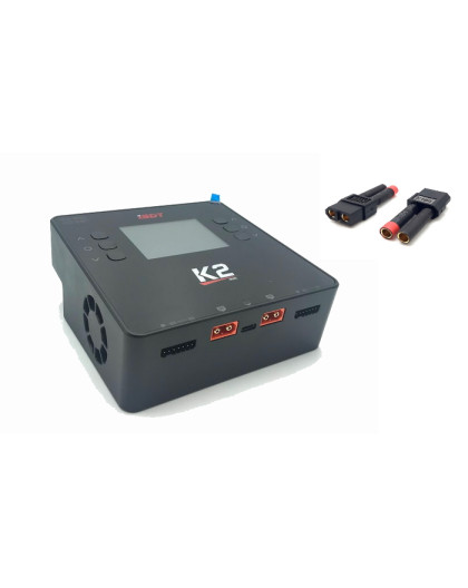 Chargeur ISDT Double K2 2x500W + Connecteurs - ISDT - K2-C