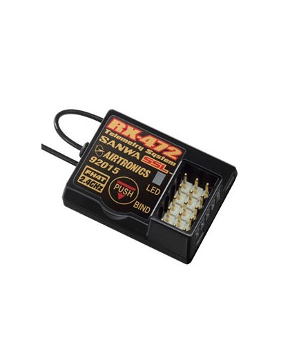 Récepteur Sanwa RX472 2.4ghz FH4/FH3 - SANWA - S107A41117A
