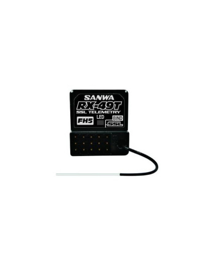 Récepteur Sanwa RX-49T FH5 SXR étanche - SANWA - S107A41433A