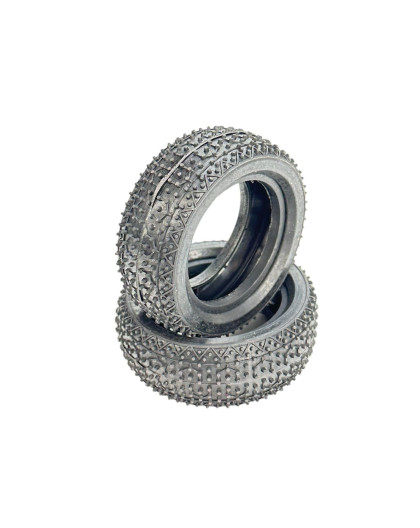 Pneus Crunch 2.0 avant 4WD - Jaune (2) - 6MIK - T106Y