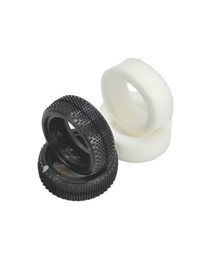 Pneus Wasabi avant 4WD + mousses - Silver (2) - 6MIK - TM111S
