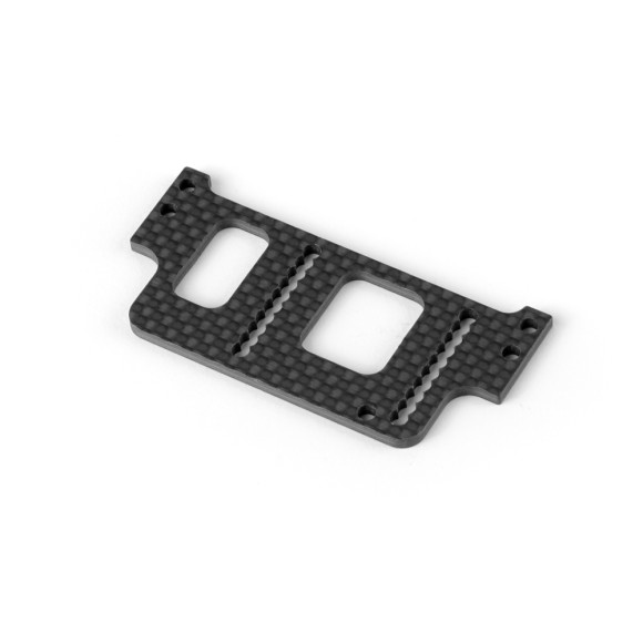 X1'19 Graphite Rear Wing Mount 2.5mm - XRAY - 373036
