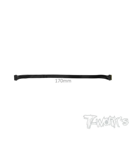 Câble Sensor Plat Noir - 170mm - T-WORKS - EA-038-170