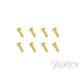 Vis Acier Traitées GOLD BHC 2.5x6mm (8) - T-WORKS - GSS-2506B