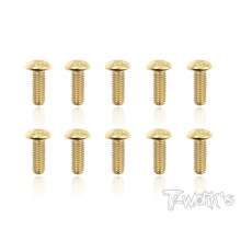 Vis Acier Traitées GOLD BHC 3x8mm (10) - T-WORKS - GSS-308B
