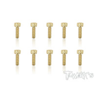Screws GOLD CHC 3x10mm (10) - T-WORKS - GSS-310H