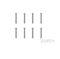 3mmx20mm Nickel Button Head Screw (8pcs) - T-WORKS - NSS-320B