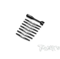 Titanium Turnbuckle Set RC10 B74.2 / RC10 B74.2D - T-WORKS - TB-278