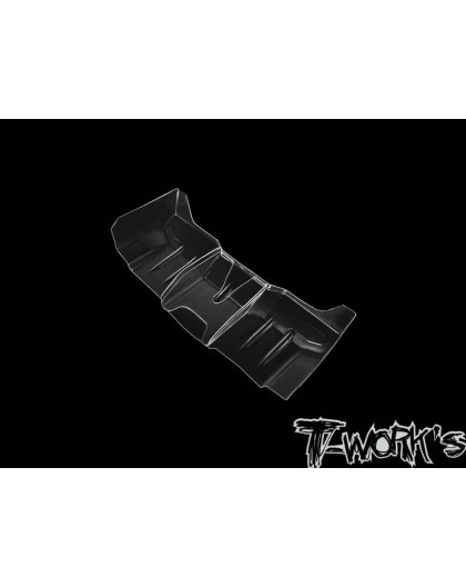 Aileron TT 1/10 Large + dérive centrale (2pcs) - T-WORKS - TE-265-1