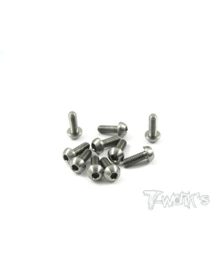 Vis titane 3x8 BHC (10) - T-WORKS - TSS-308B