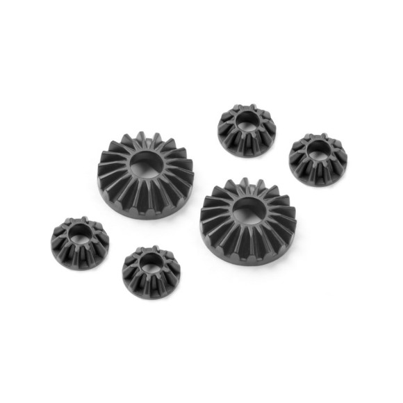 Composite Gear Diff Bevel & Satellite Gears (2+4) - XRAY - 374930