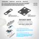 CARBON PLATE FOR FRONT LOWER ARM MOUNT 1MM - XRAY - 322309