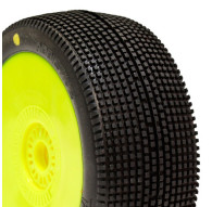 ADDICTIVE BUGGY P3 (MEDIUM) PRE-MOUNTED YELLOW (2pcs.) - PCY1010-P3 -