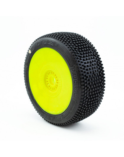 Pneus Hot Dice v2 C1 (S-Soft) Jantes J (2) - PROCIRCUIT - PCY2003-C1