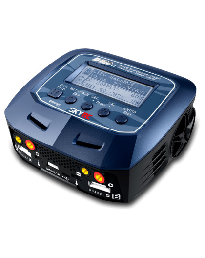 CHARGER D100 V2 AC/DC LIPO 1-6S 10A 100W - SKYRC - SK100131