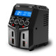 CHARGER T100 DUO LIPO 2-4S 0.1-5A 2X50W 240VAC - SKYRC - SK100162