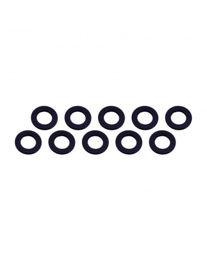 ALUMINUM SHIM (3x6x0.5mm) BLACK (10pcs) - UR1504-N - ULTIMATE