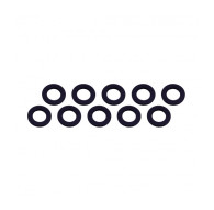 ALUMINUM SHIM (3x6x0.5mm) BLACK (10pcs) - UR1504-N - ULTIMATE