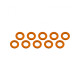 ALUMINUM SHIM (3x6x0.5mm) ORANGE (10pcs) - UR1504-G - ULTIMATE