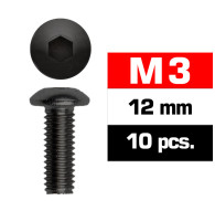 M3x12mm BUTTON HEAD SCREWS (10 pcs) - UR162312 - ULTIMATE