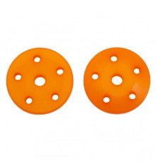16mm CONICAL SHOCK PISTONS (1.6mm x 5 holes) (2pcs) - UR1736