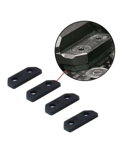 RUBBER ANTI-VIBRATION SERVO SPACER (4pcs) - ULTIMATE - UR1810-R