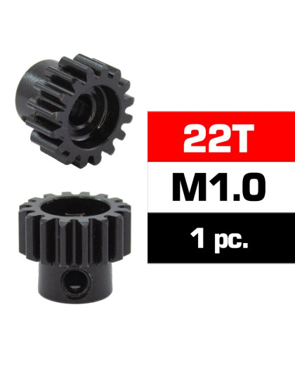 Pignon 22T Acier M1.0 - D5.0mm - ULTIMATE - UR4310-22