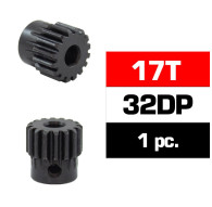 HSS STEEL 32DP PINION GEAR 17T W/5.0mm BORE - ULTIMATE - UR4312-17