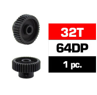 HSS STEEL 64DP PINION GEAR 32T W/3.17mm BORE - ULTIMATE - UR4316-32