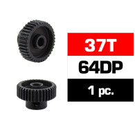 HSS STEEL 64DP PINION GEAR 37T W/3.17mm BORE - ULTIMATE - UR4316-37